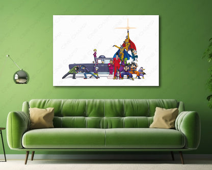 Gohan and Piccolo anime canvas artwork