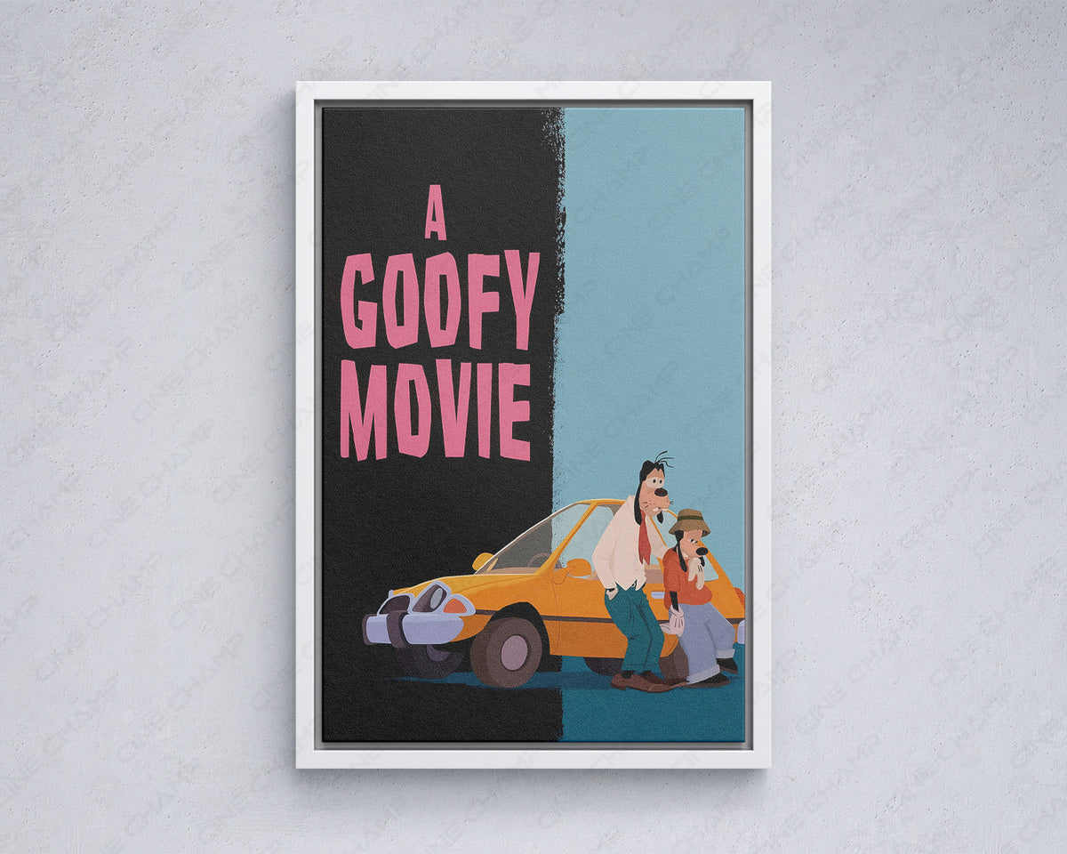 Goofy And Max Car Wall Art