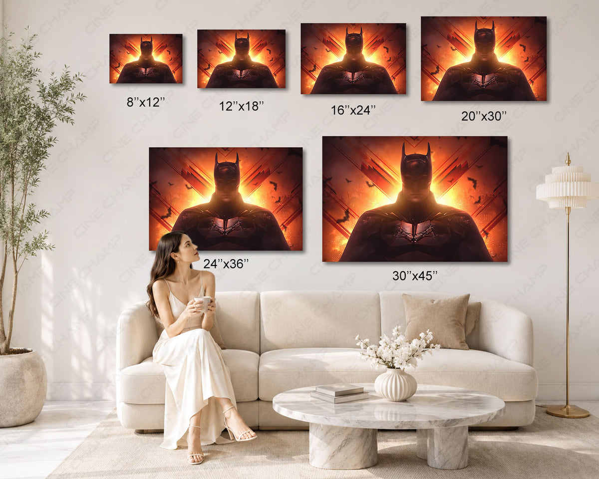 Gotham City Batman Canvas Art