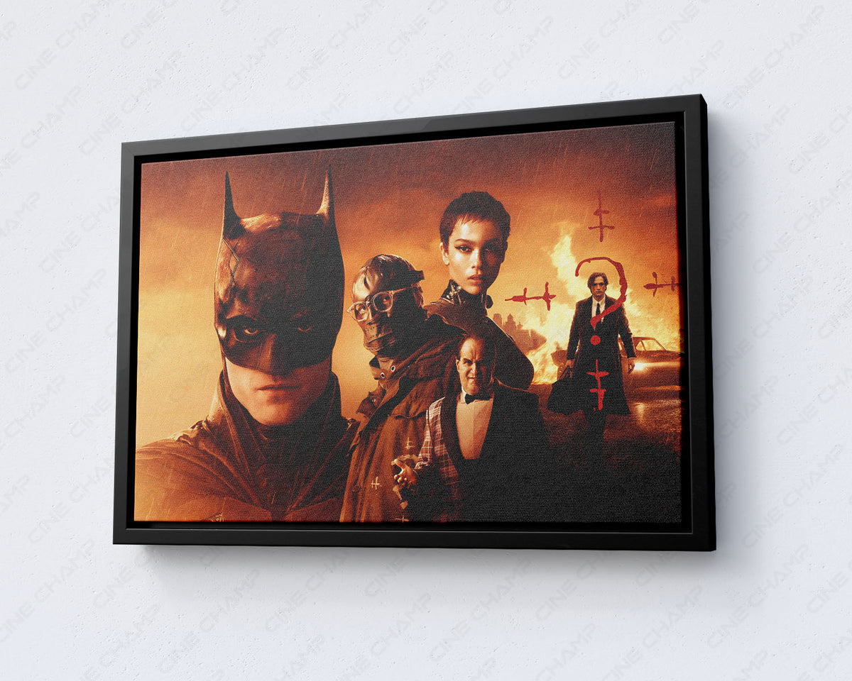 Gotham City Dark Knight Canvas Artwork