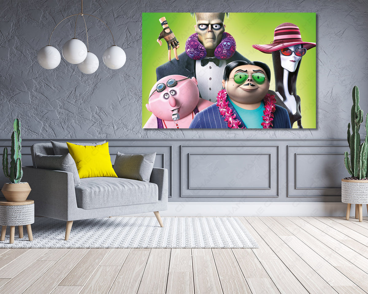 Gothic Family Movie Poster Canvas