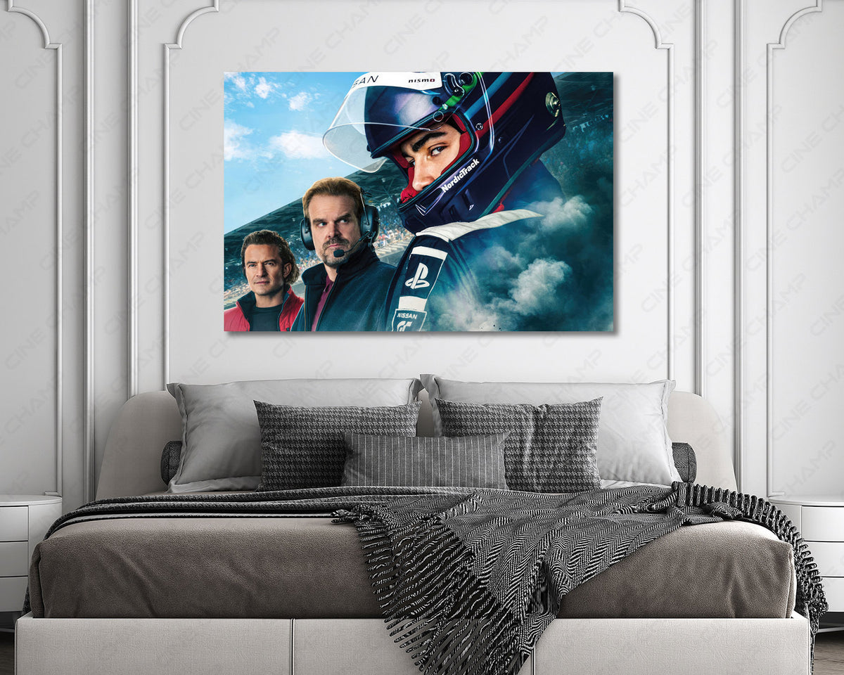 Gran Turismo wall art for garage