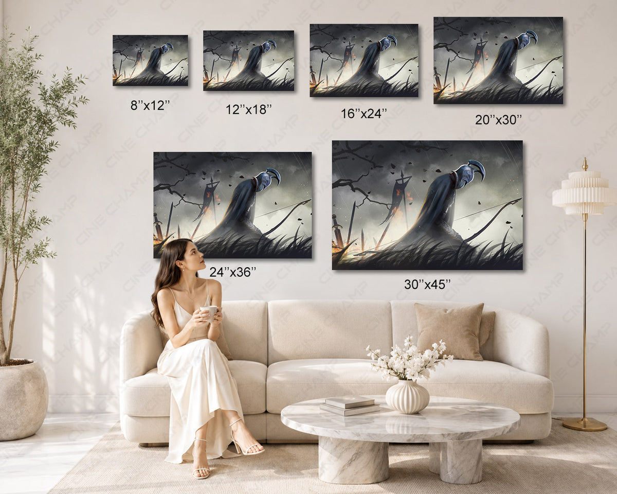 Greek Warrior Movie Style Canvas