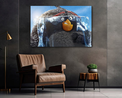 Grey Angry Birds animated movie artwork