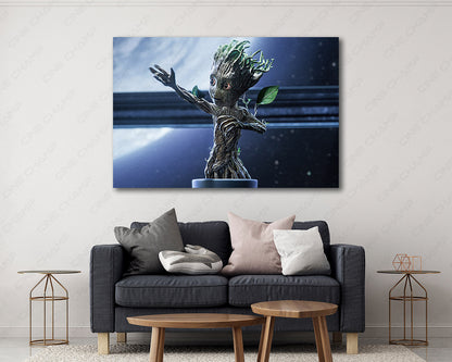 Groot Guardians of the Galaxy canvas print