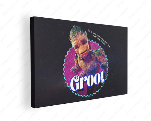 Groot Guardians of the Galaxy canvas wall art