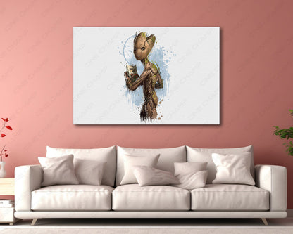 Groot artistic Marvel artwork