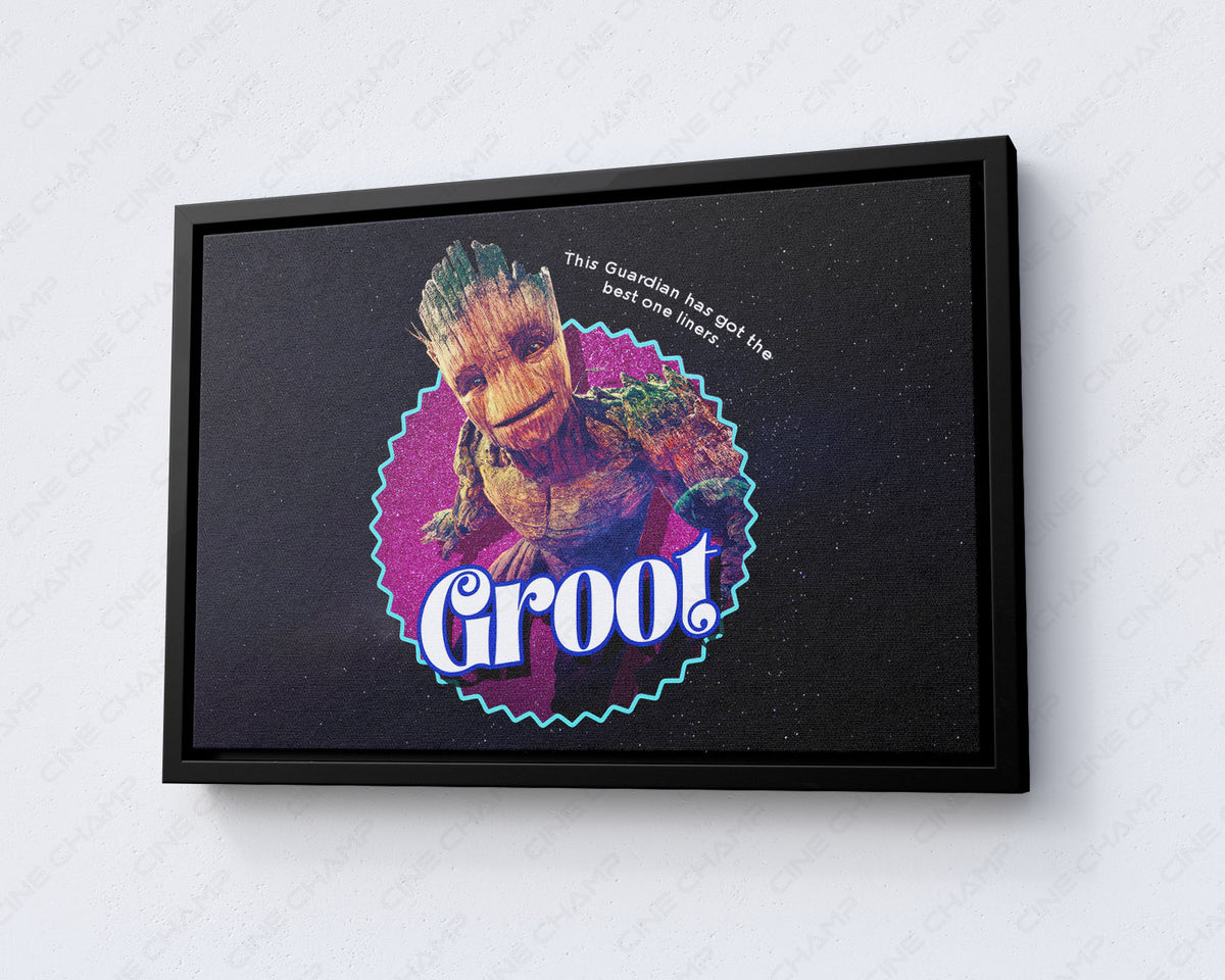 Groot canvas for gaming room