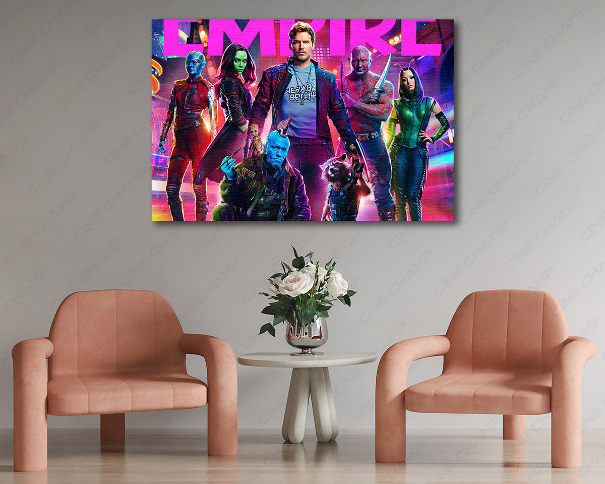 Guardians Vol 2 retro Marvel wall art