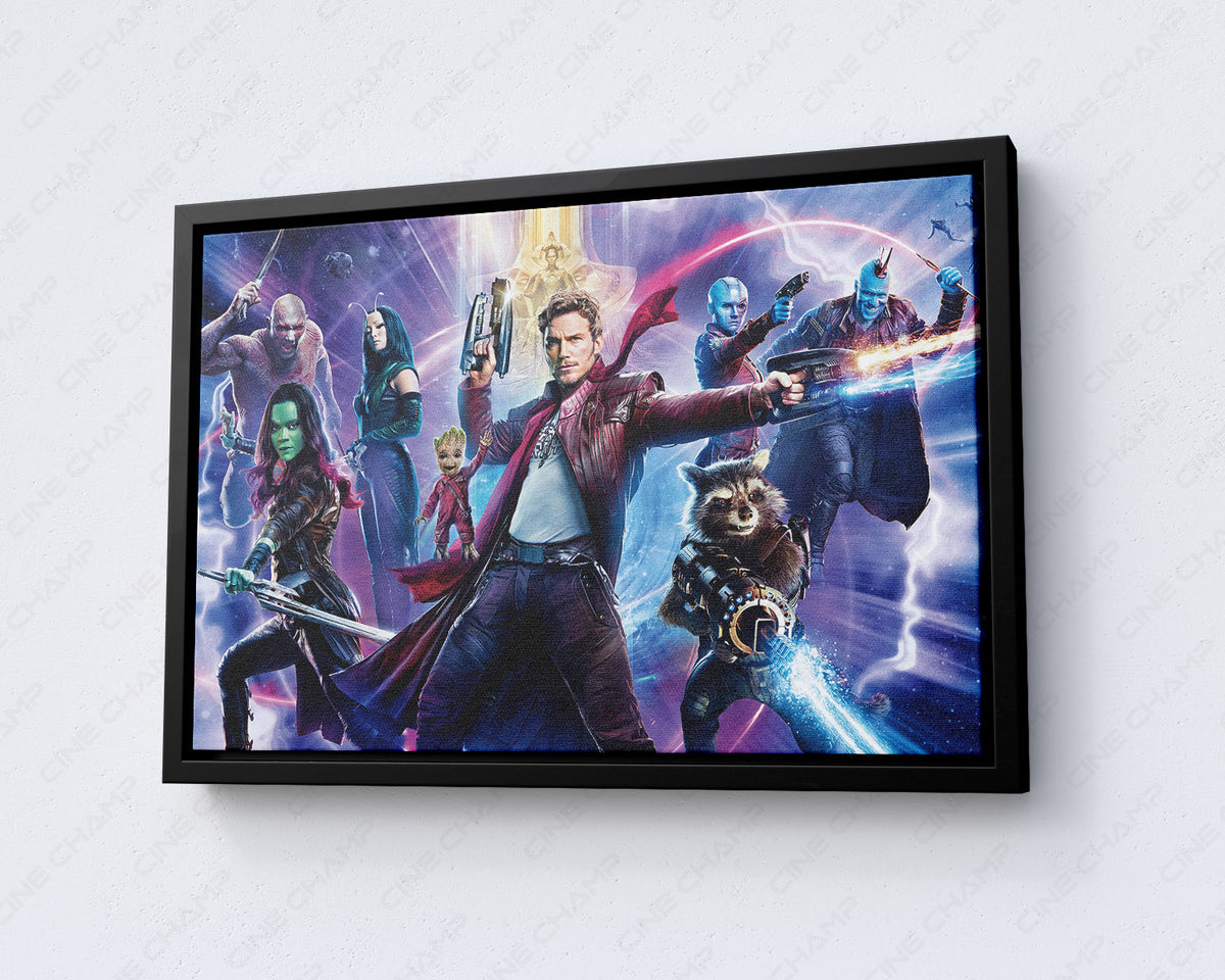 Guardians movie superhero canvas print