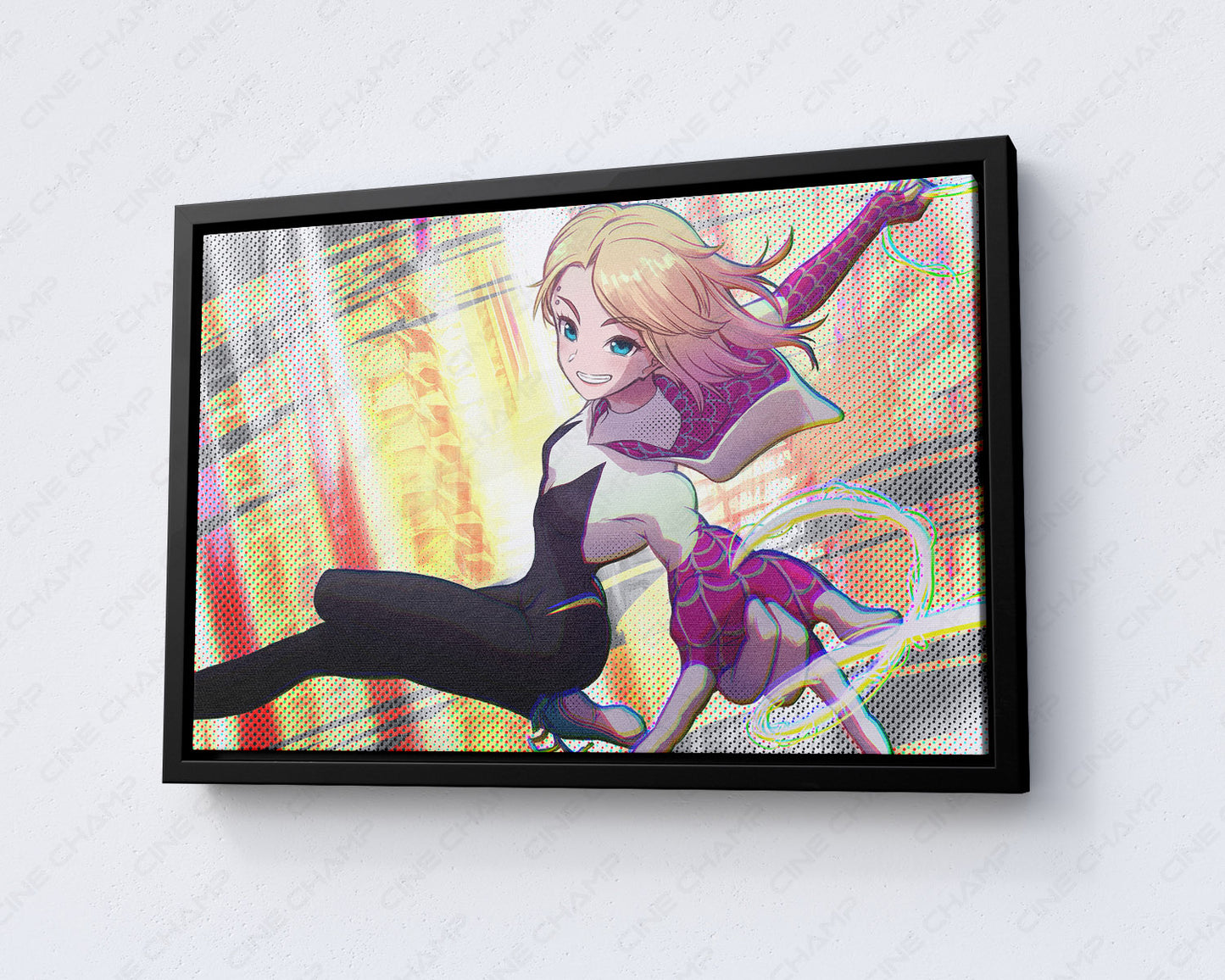 Gwen Stacy Canvas Print Spider-Verse Canvas Wall Art