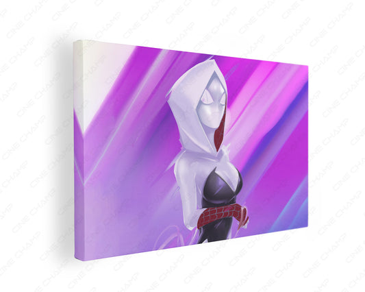 Gwen Stacy Spider Man Across the Spider Verse canvas print