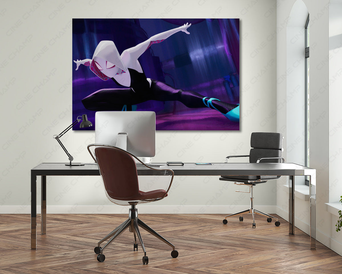 Gwen Stacy Spider Man animated wall art