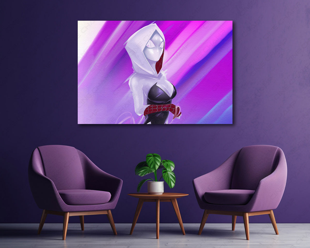 Gwen Stacy Spider Verse Marvel wall art
