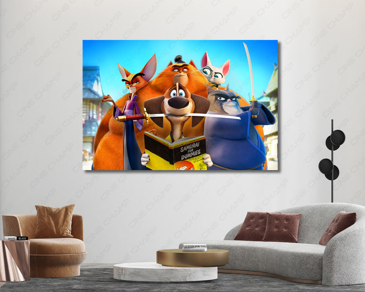Hank Animated Movie Canvas Artwork