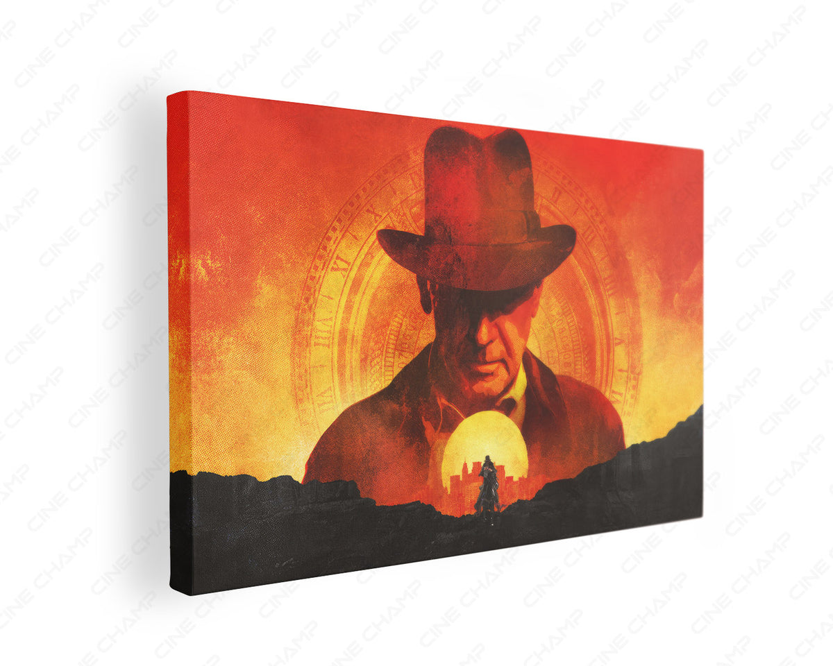 Harrison Ford Indiana Jones Dial of Destiny canvas print