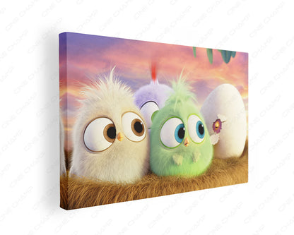 Hatchlings Angry Birds Canvas Wall Art