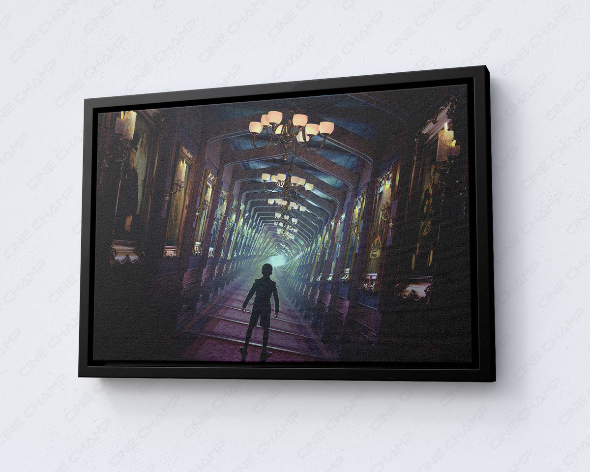 Haunted Mansion canvas for home theater