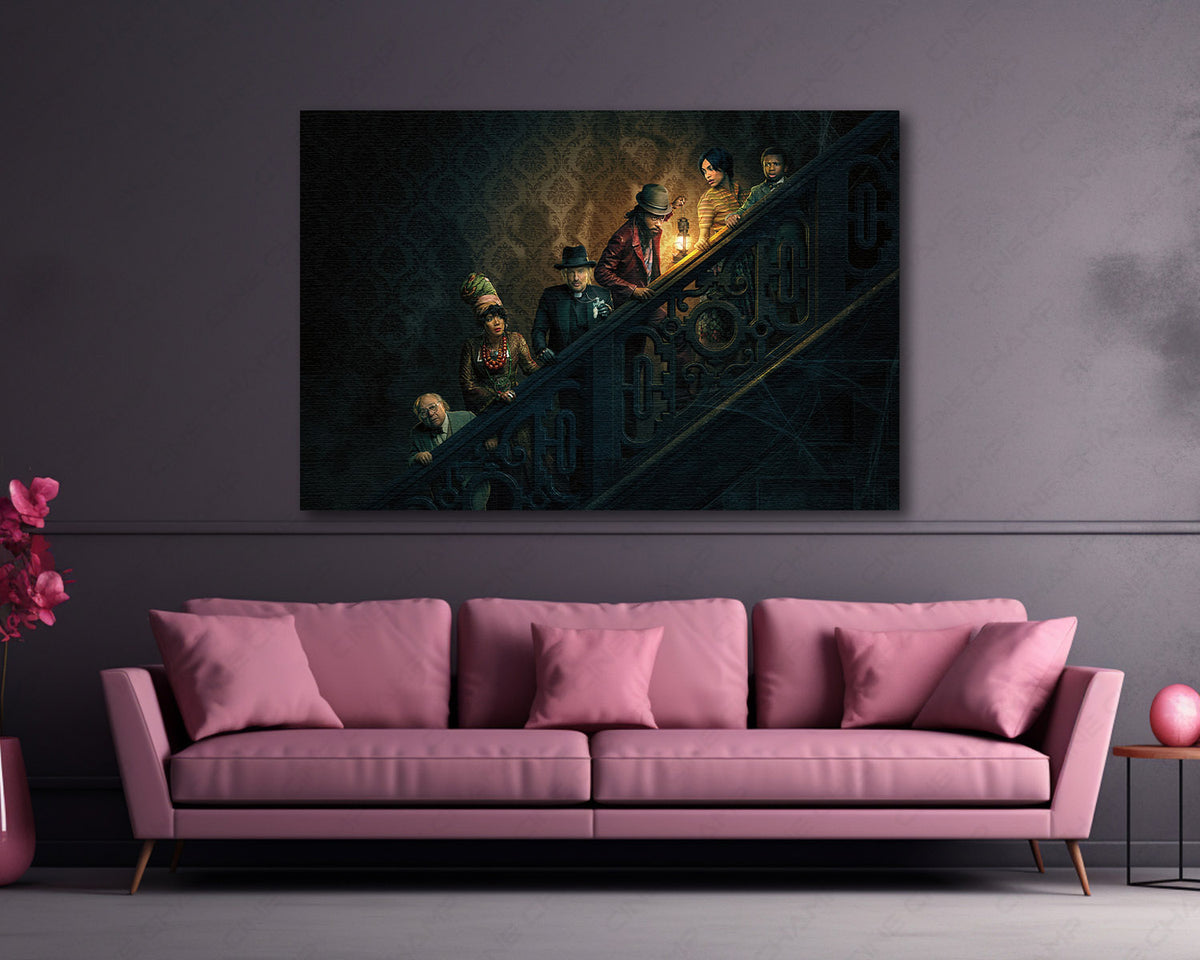 Haunted Mansion spooky gothic wall art