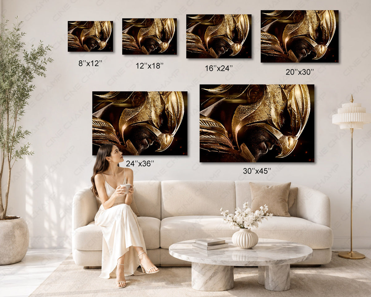 Hawkman canvas art for gaming room