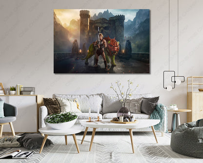 He-Man Eternia Fantasy Canvas Print