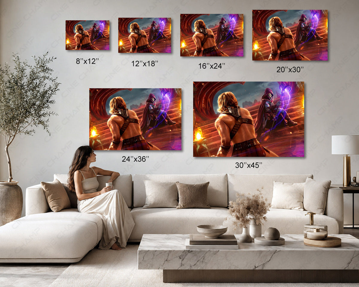 He-Man Home Theater Movie Wall Artwork