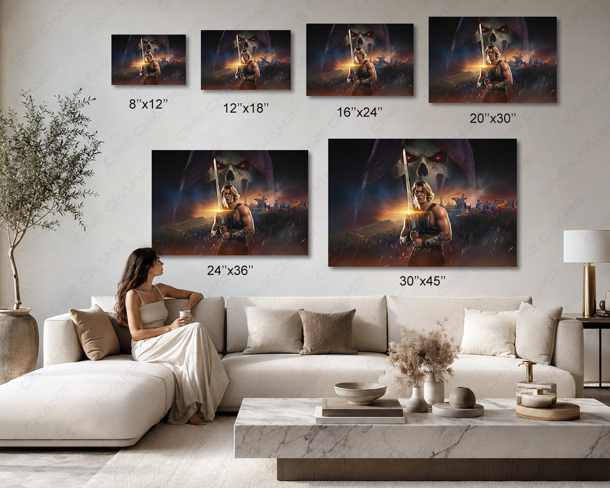 He-Man Skeletor Fantasy Wall Art