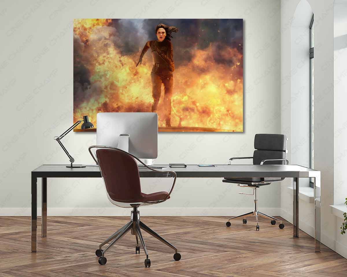 Heart of Stone spy thriller canvas print