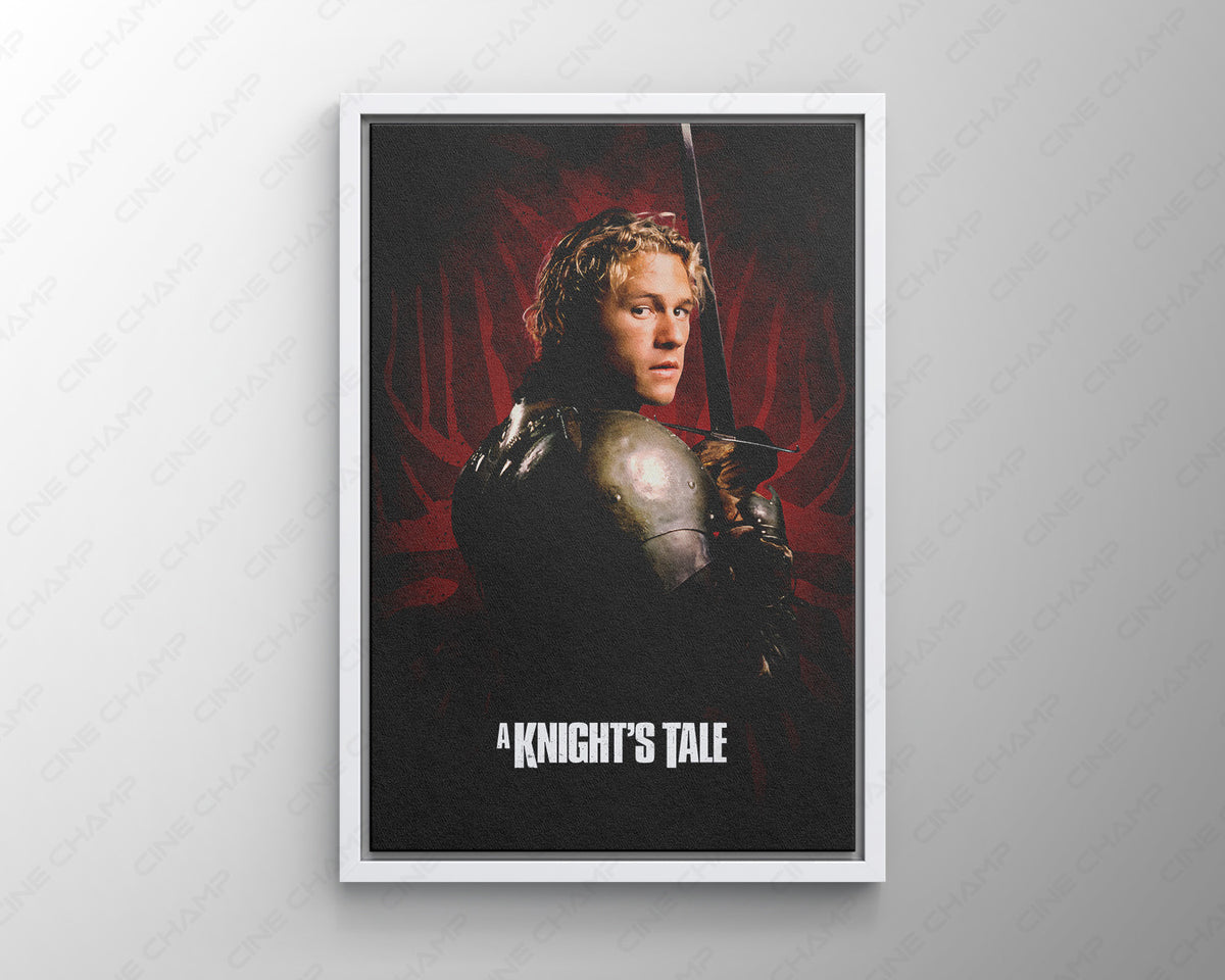 Heath Ledger Jousting Canvas Artwork