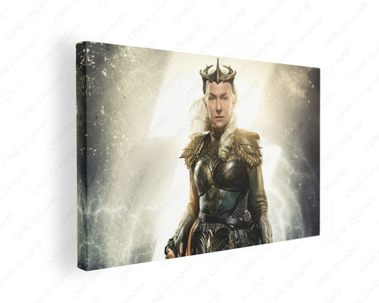 Helen Mirren as Hespera Shazam Fury of the Gods canvas