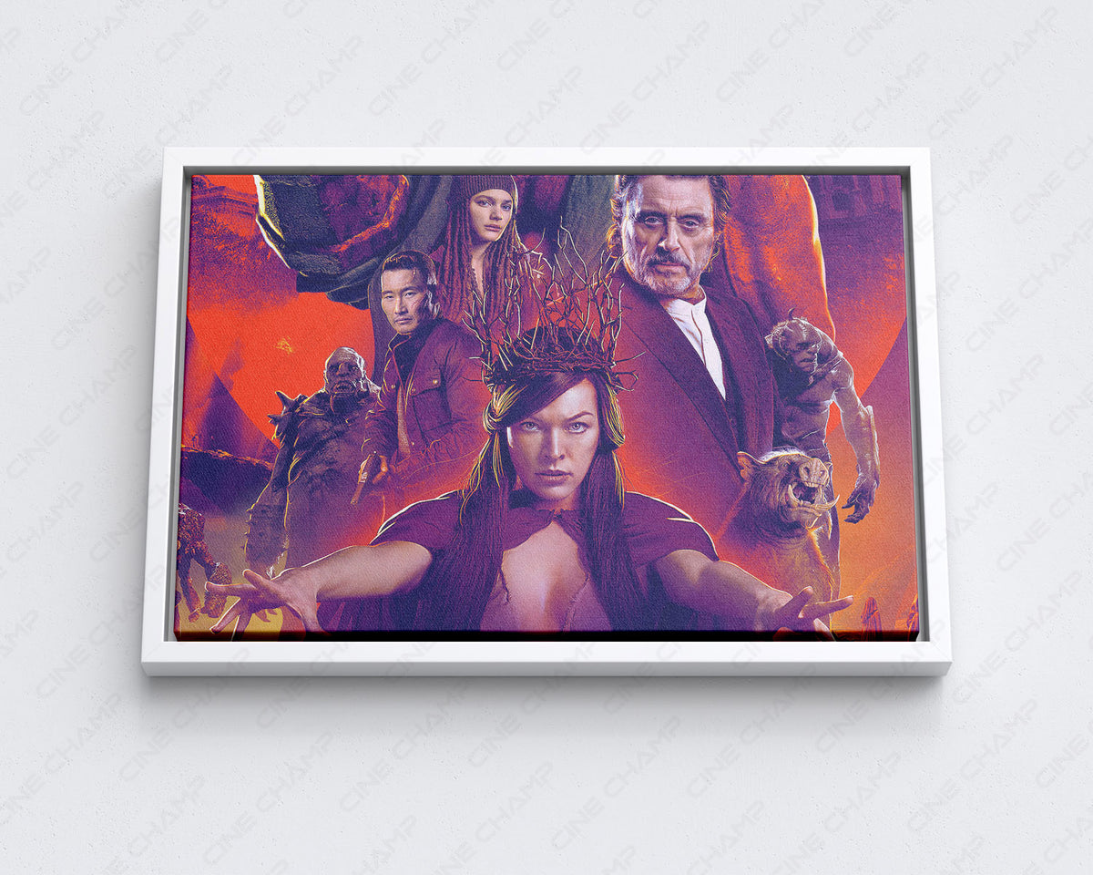 Hellboy Reborn supernatural comic canvas
