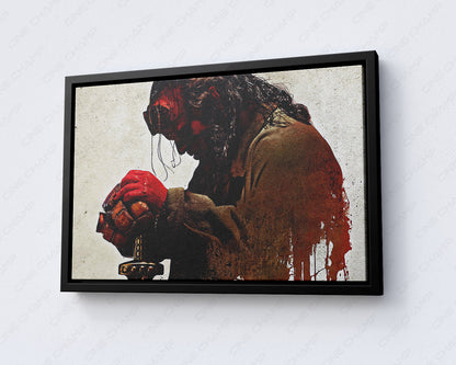 Hellboy canvas for gaming room