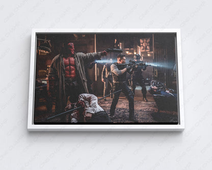 Hellboy fantasy movie canvas artwork
