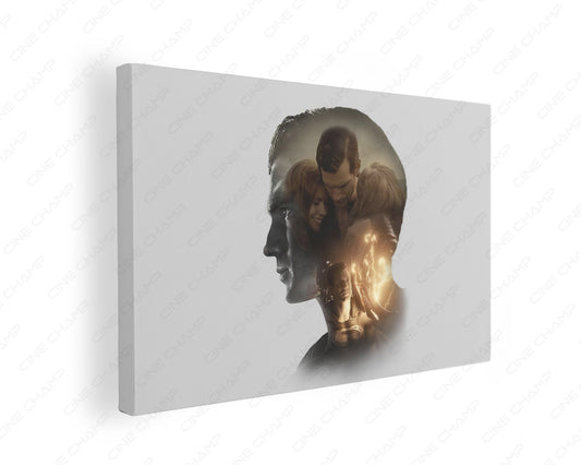 Henry Cavill Superman minimalist canvas wall art