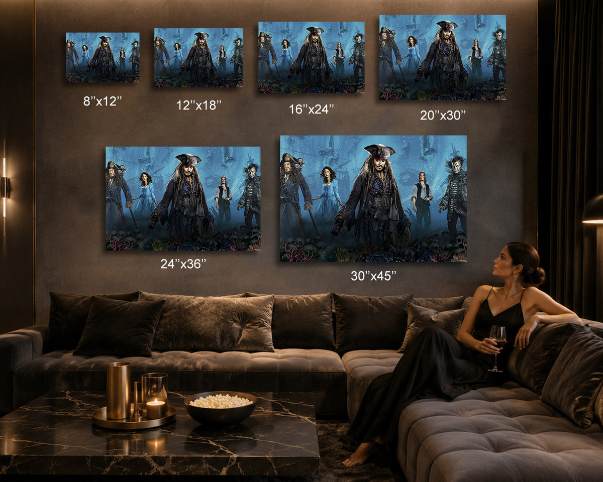 High Seas Pirate Canvas Wall Artwork