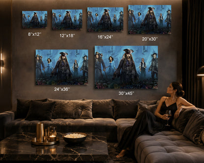 High Seas Pirate Canvas Wall Artwork
