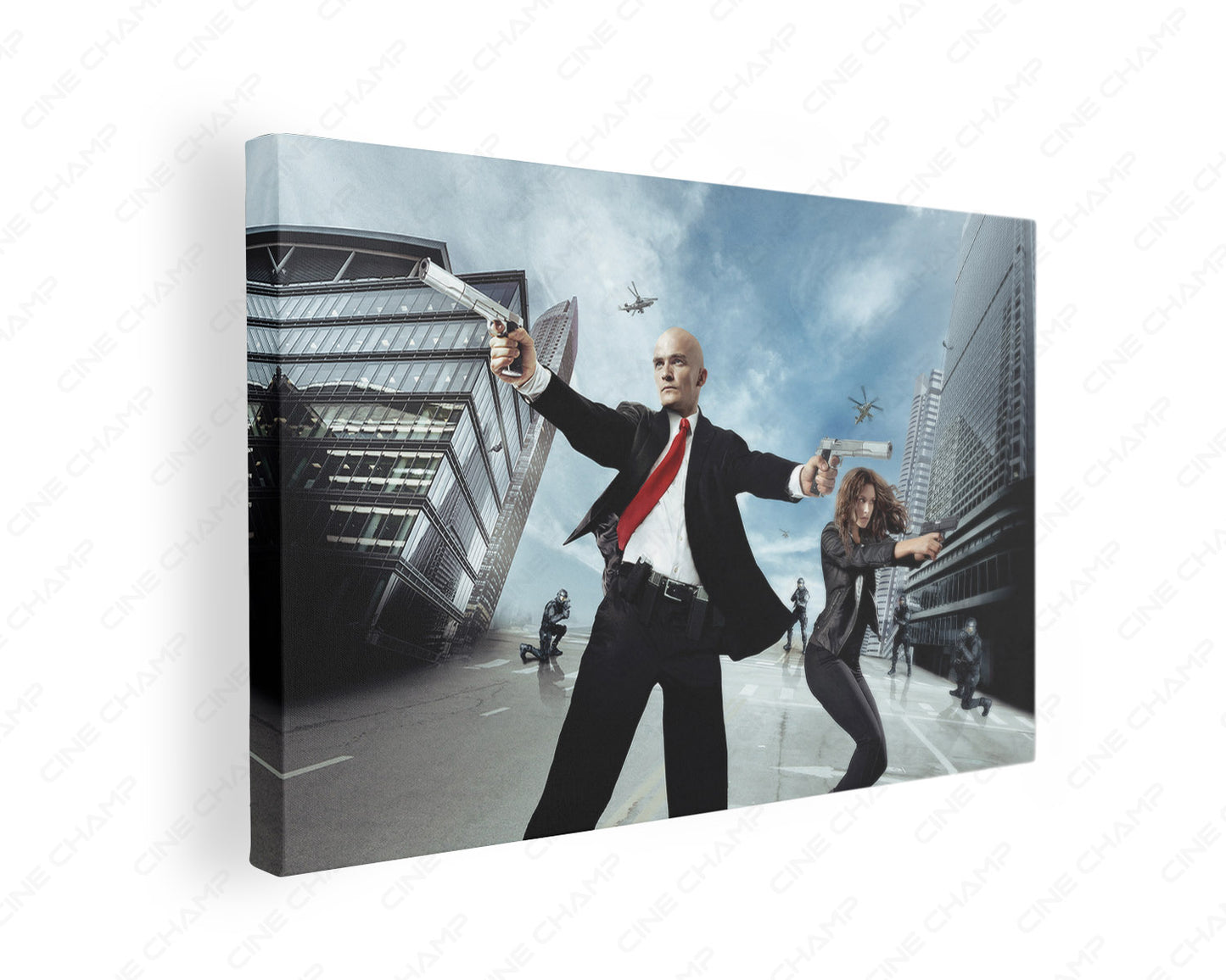 Hitman Agent 47 Canvas Print Assassin Movie Wall Art