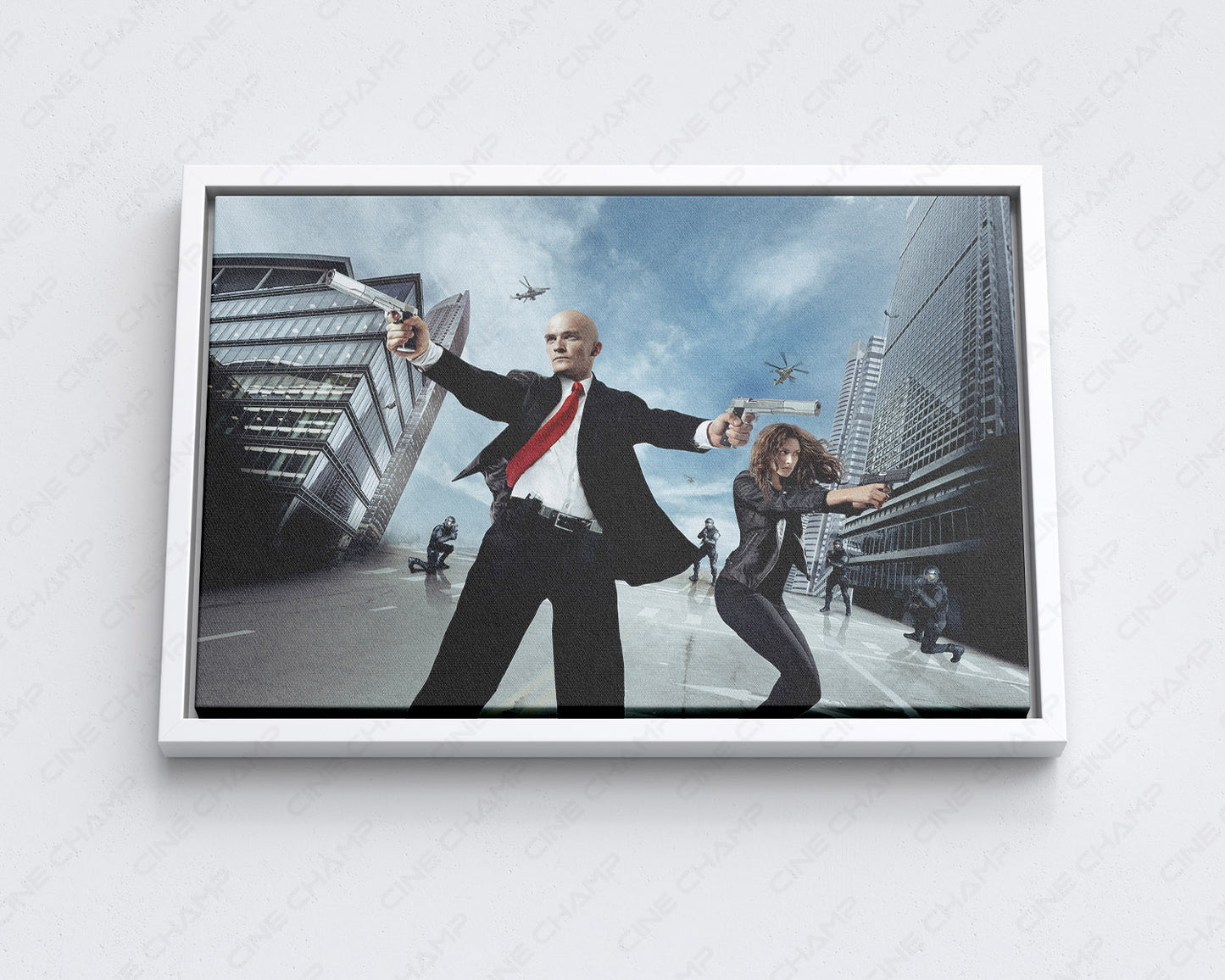 Hitman Agent 47 Canvas Print Assassin Movie Wall Art