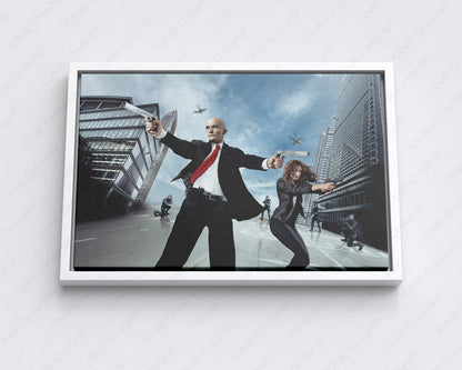 Hitman Agent 47 Canvas Print Assassin Movie Wall Art