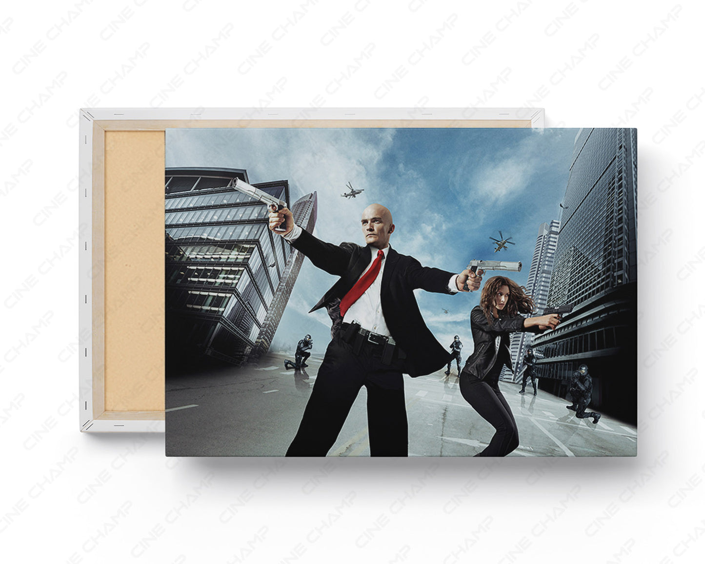 Hitman Agent 47 Canvas Print Assassin Movie Wall Art