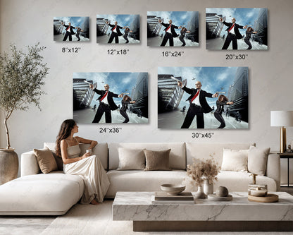 Hitman Agent 47 Canvas Print Assassin Movie Wall Art