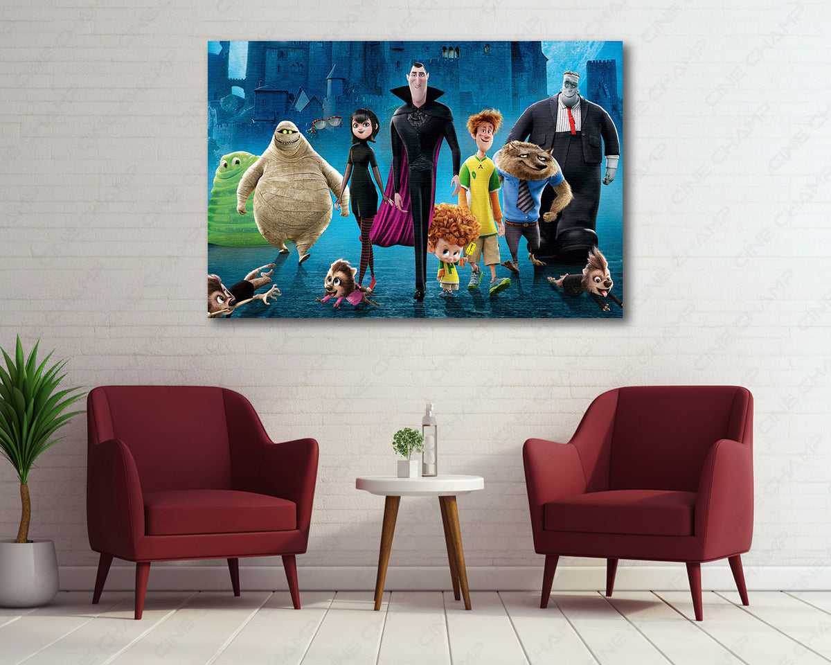 Hotel Transylvania 2 animated movie canvas print