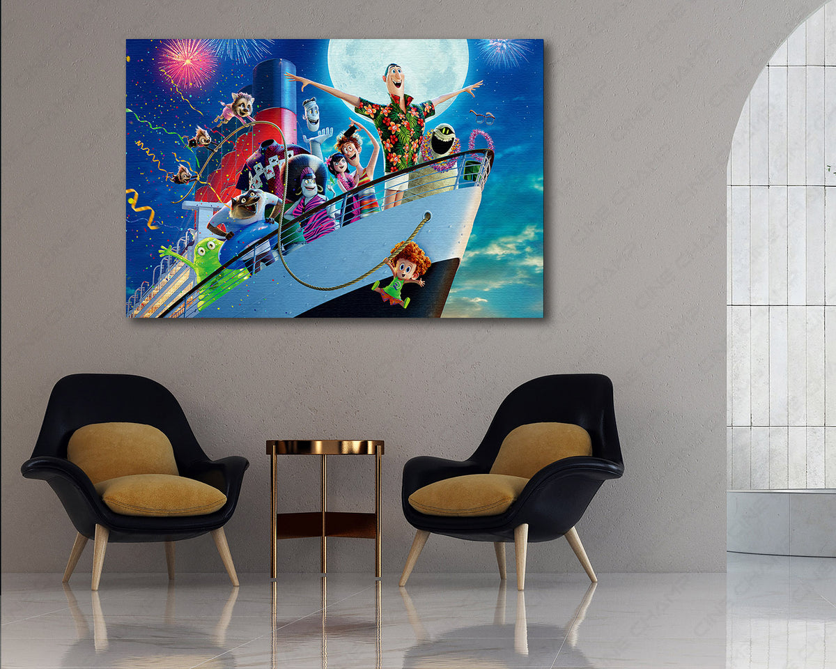 Hotel Transylvania 3 animated canvas print