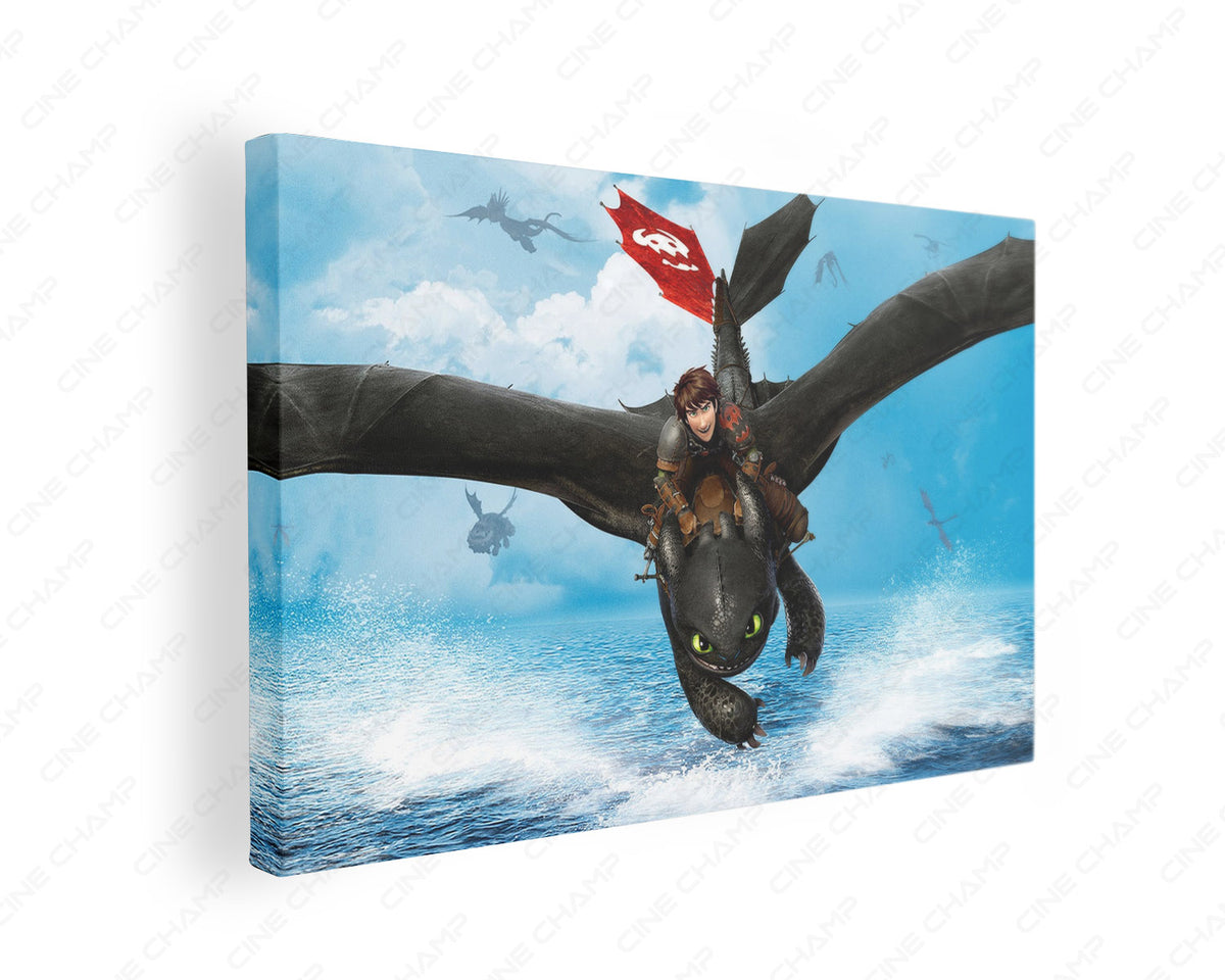 How to Train Your Dragon 2 Toothless canvas wall art
