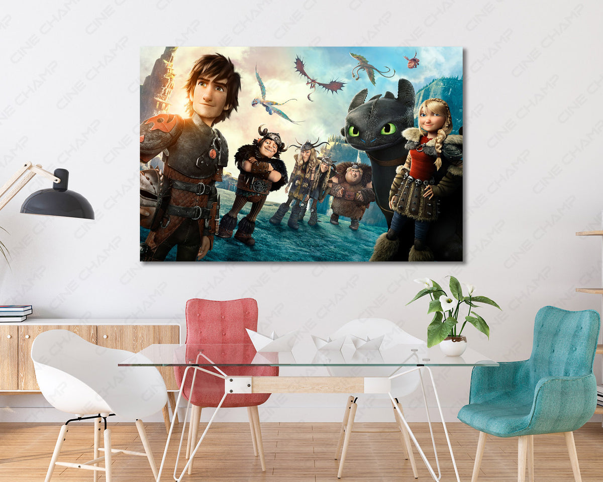 How to Train Your Dragon 2 wall art