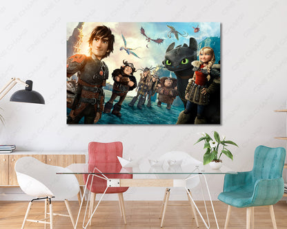 How to Train Your Dragon 2 wall art