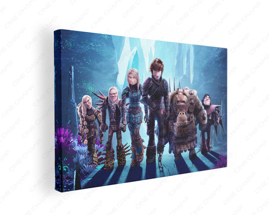 How to Train Your Dragon 3 Hidden World canvas art