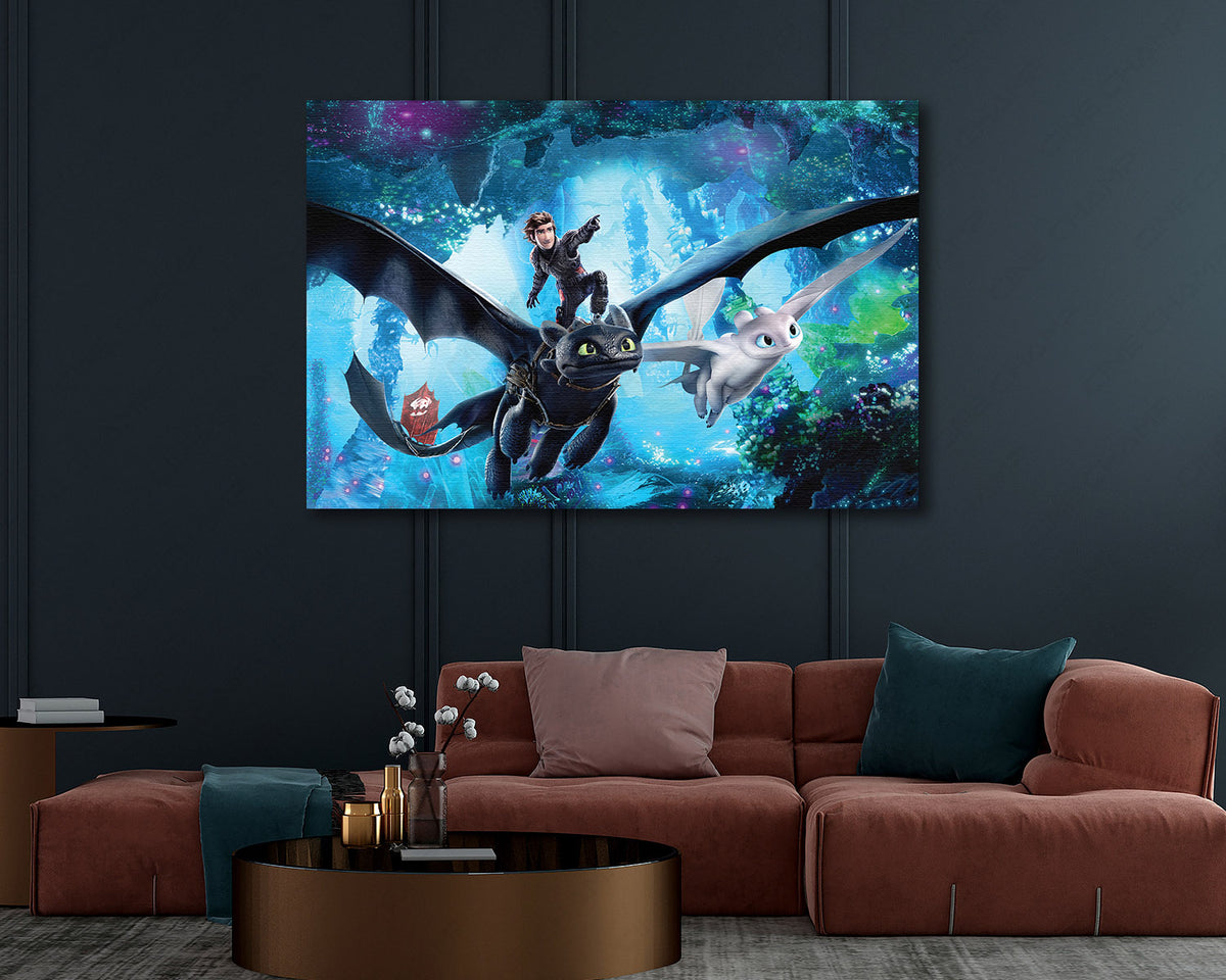 How to Train Your Dragon Hidden World canvas