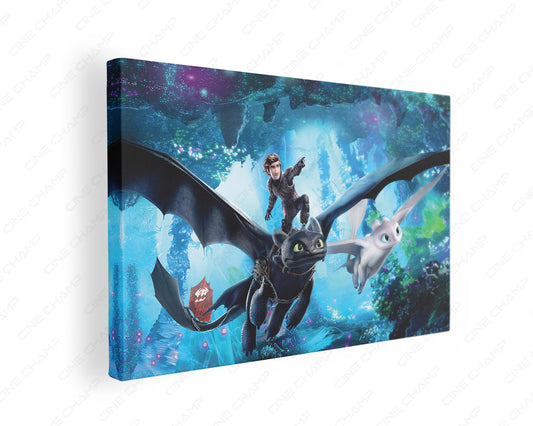 How to Train Your Dragon The Hidden World canvas wall art
