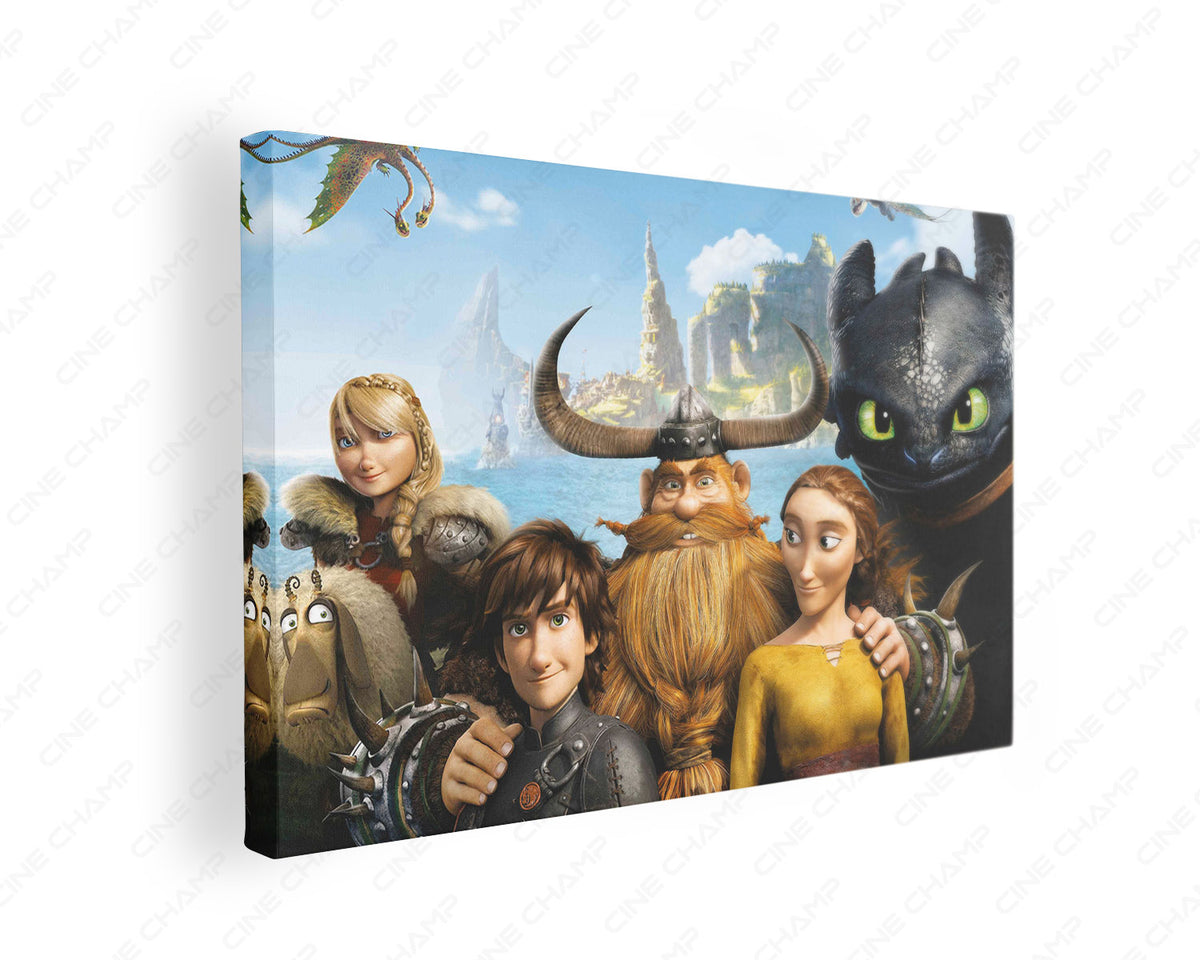 How to Train Your Dragon Toothless canvas wall art